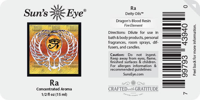 Sun's Eye - Wholesale Fragrance Oil - Ra Oil1
