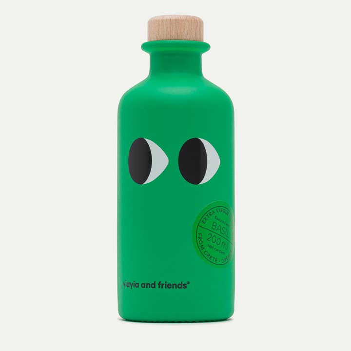 Hellenic Farms - Wholesale Olive Oil - Yiayia and Friends Extra Virgin Olive Oil w/ Basil