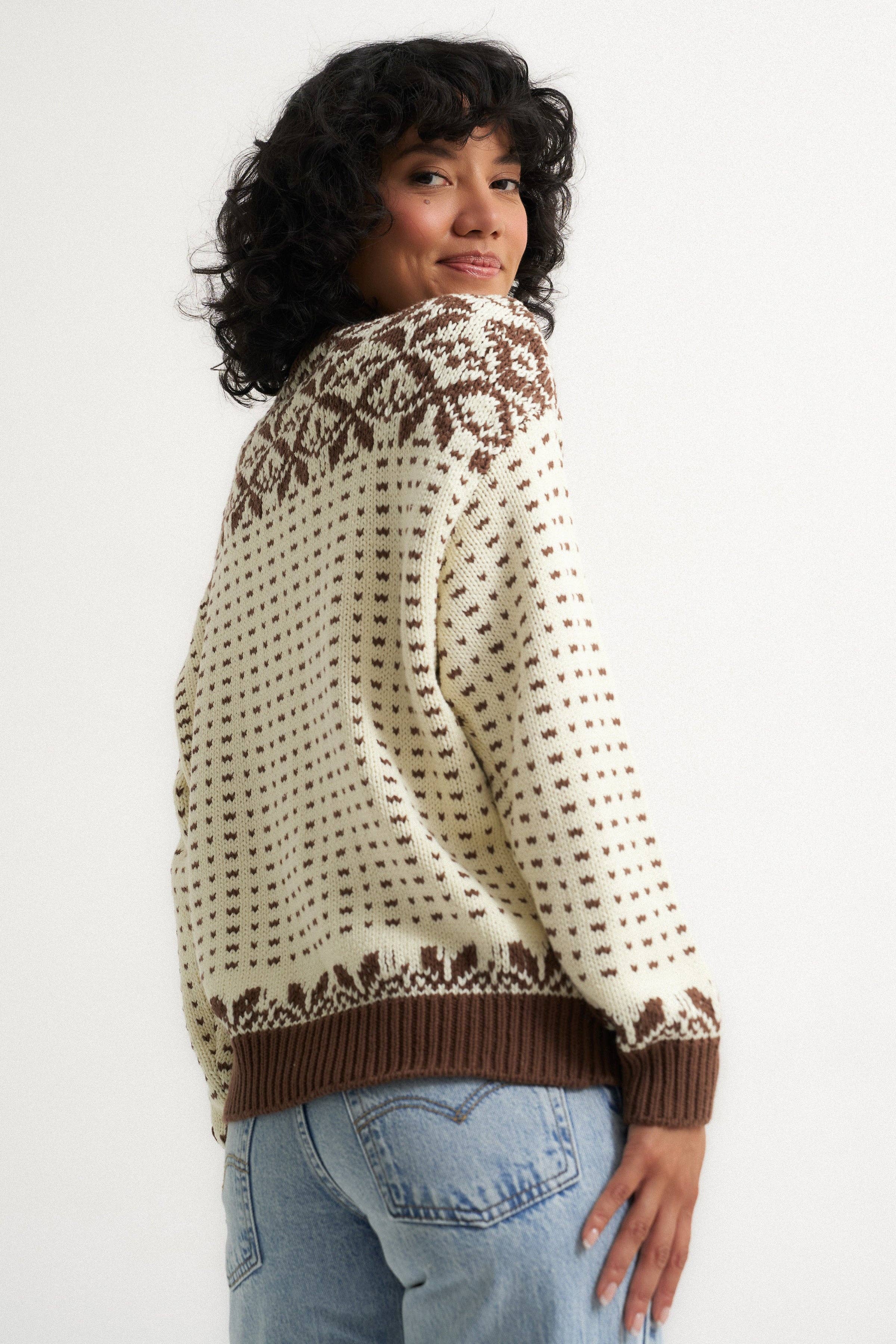 Callahan Knitwear - Wholesale Knit Sweater - Women's - Oversized Maeve Cardigan - Toffee4