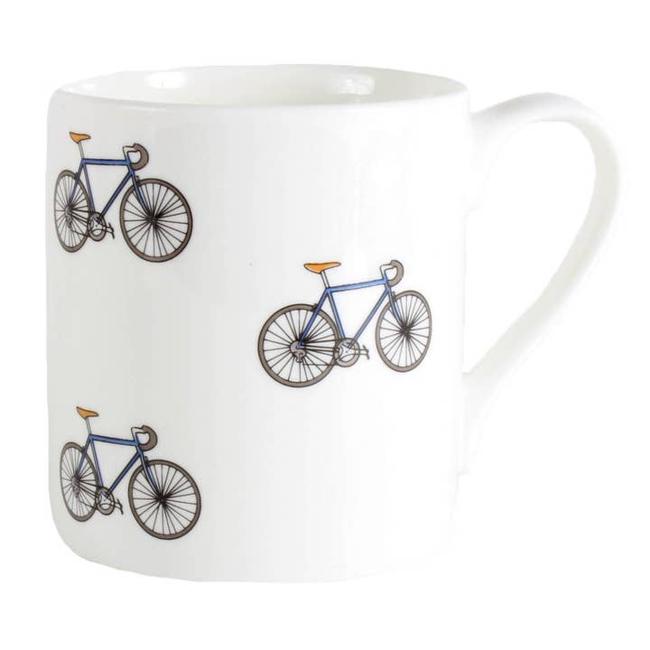 Dalaco - incorporating David Aster - Wholesale Coffee Mug - Bicycle Fine Bone China Mug & Sock Set