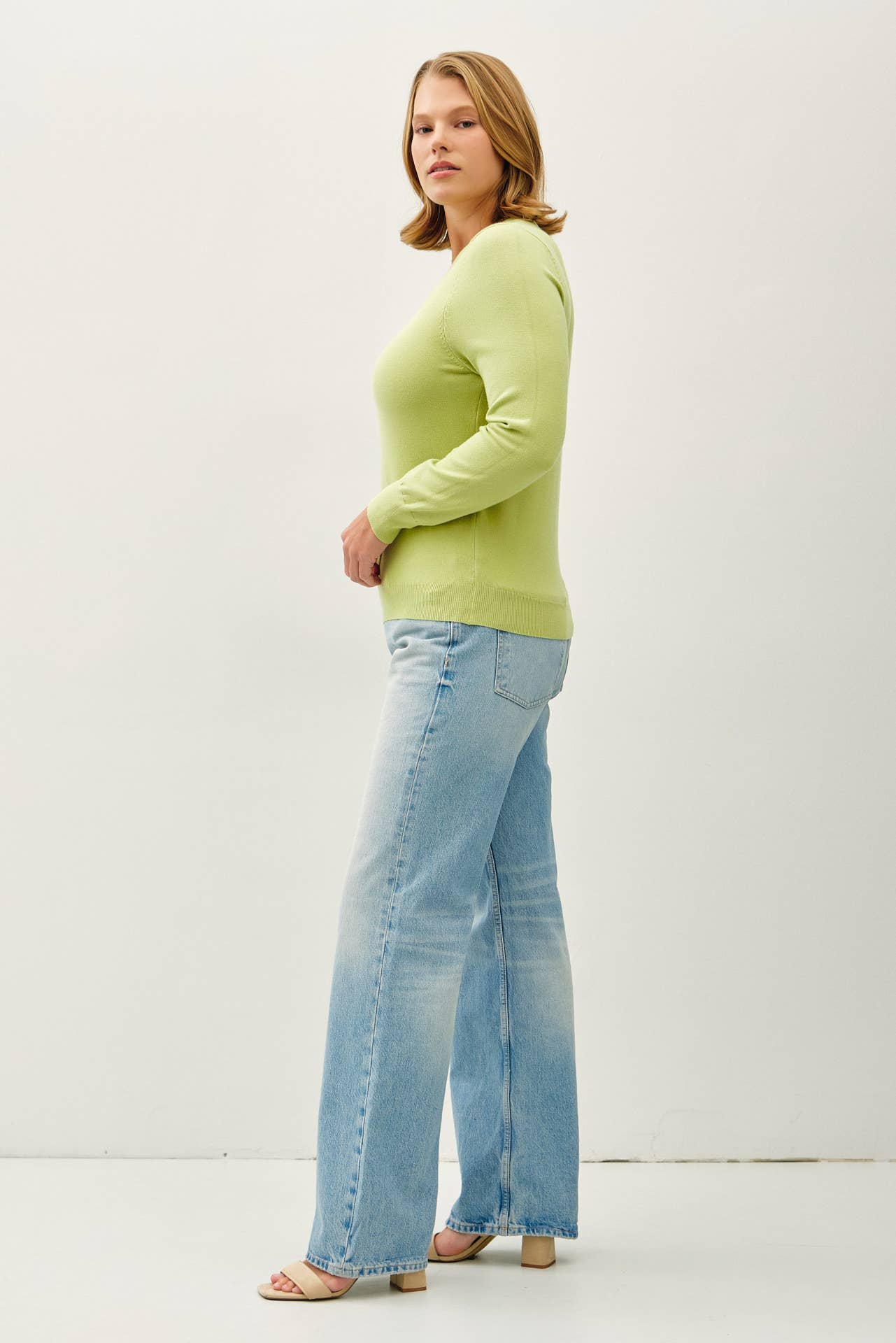 Be Cool - Vente Pull en maille – femme - PULL BASIQUE EN MAILLE DOUCE À COL ROND PLUS2