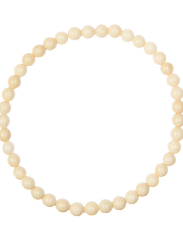 Fossil Stone Stretch Bracelet B1997-4MM for wholesale by Ole