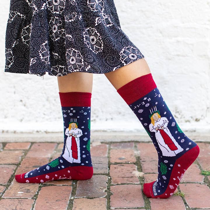 Sock Religious - Wholesale Socks - Unisex - St. Lucy Adult Socks4