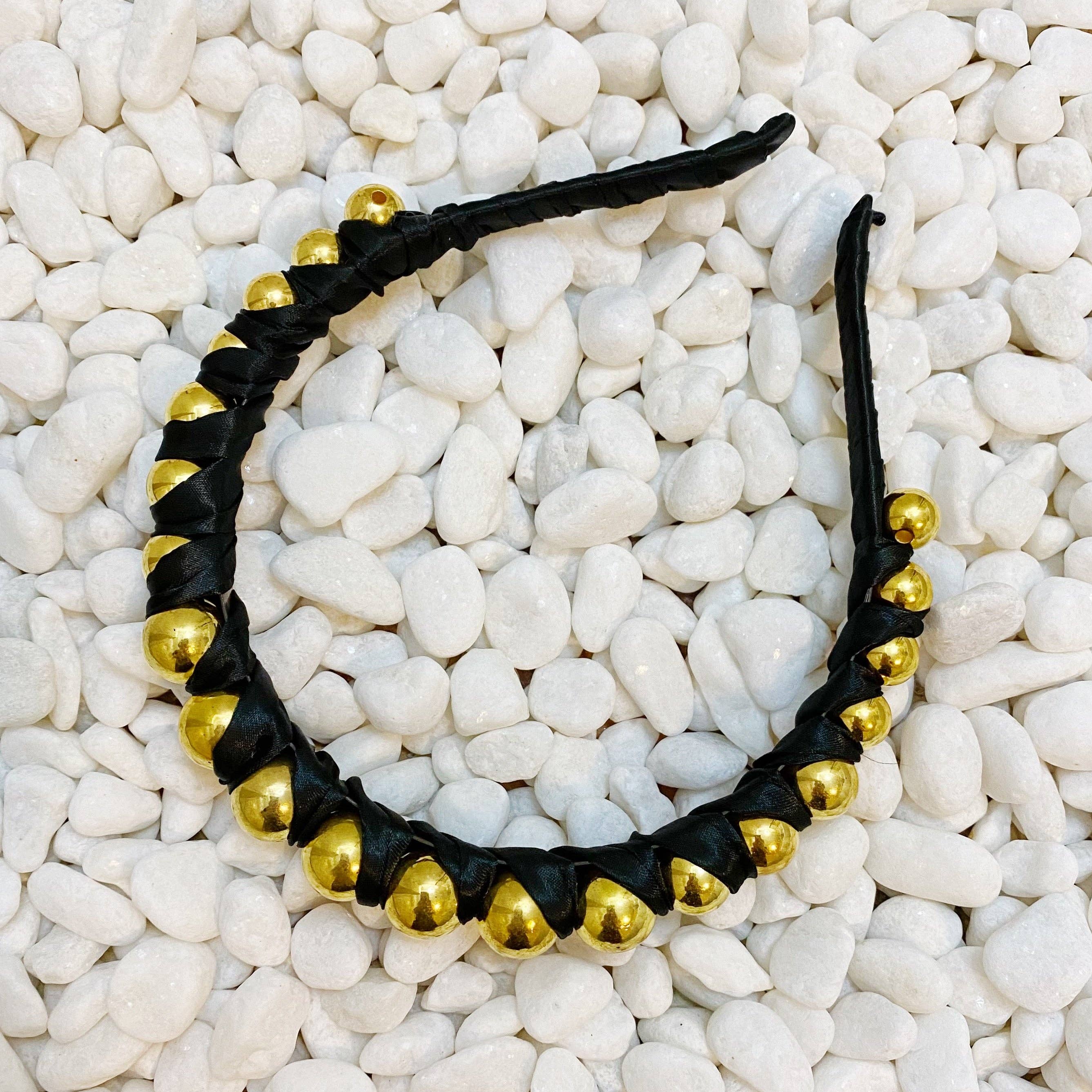 Ellison+Young - Wholesale Haarband - Dames - Emily hoofdband met satijnen omwikkeld3