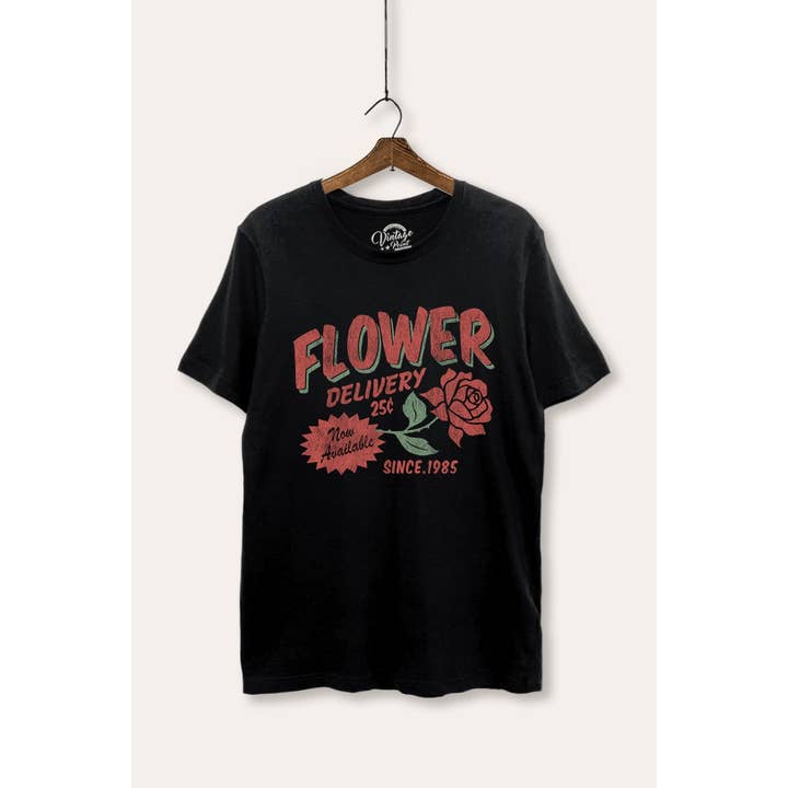 STARCHIS - Wholesale T-Shirt (Graphic) - Women's - FLOWER DELIVERY WOMEN'S BASIC GRAPHIC T-SHIRT4