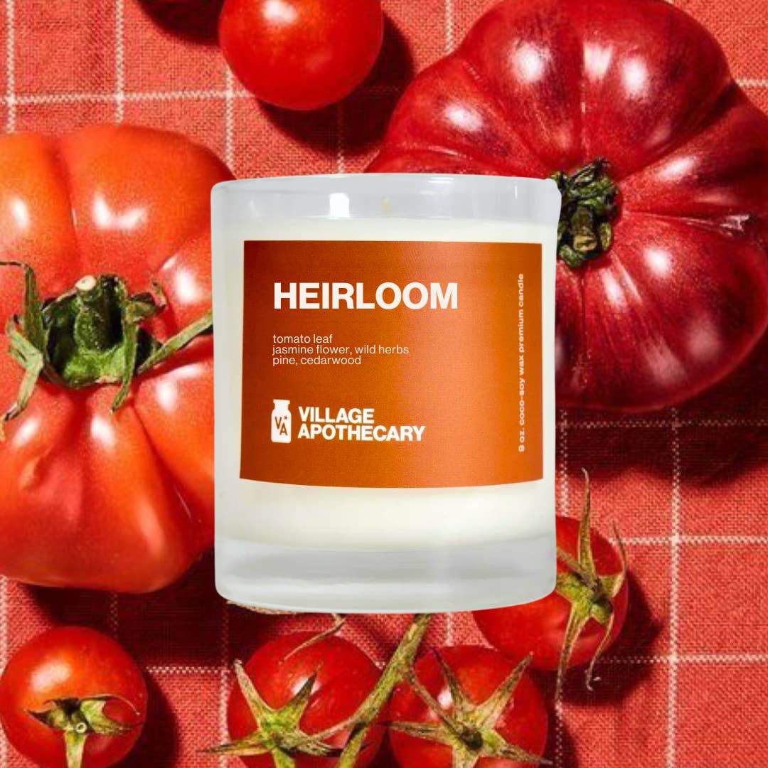 Village Apothecary Candle Co. - Wholesale Jar/Filled Candle - Heirloom | SUMMER COLLECTION | Clean Coco-Soy Candle 9 oz.