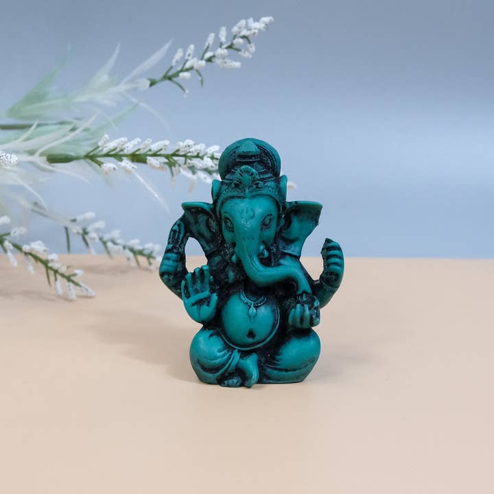 Karma Nepal Crafts – wholesale Sculpture – Handmade Small Ganesh Statue; Hindu Diety of Good Luck 5