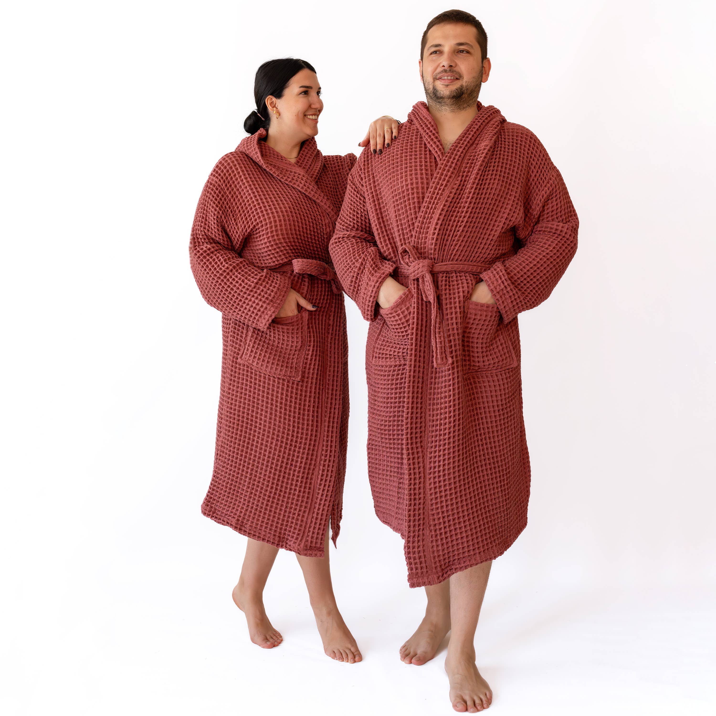 Vivamaison – Engroshandel Morgenkåbe - Unisex – Premium Vaflet Bomuld Badekåbe, Unisex Spa Komfort181