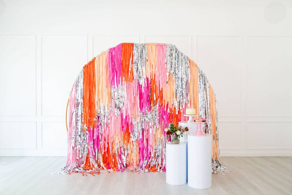 Oh My Darling Party Co - Wholesale Photography Backdrop - Disco Dreamin' Semi Circle Fringe Backdrop1
