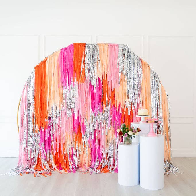 Oh My Darling Party Co - Wholesale Photography Backdrop - Disco Dreamin' Semi Circle Fringe Backdrop1