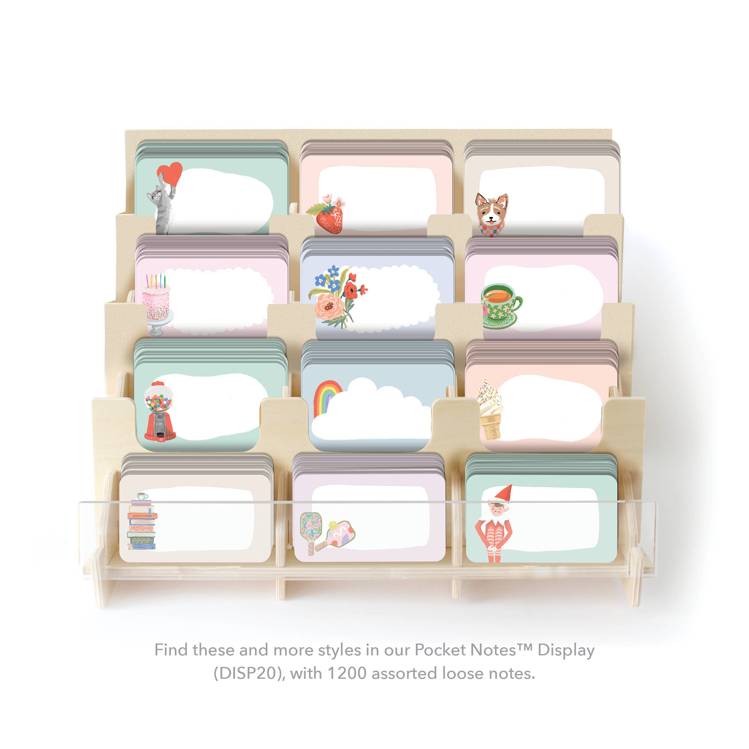 Inklings Paperie - Vente Assortiments de papeterie/cartes - Pocket Notes™ - Pile de Livres5