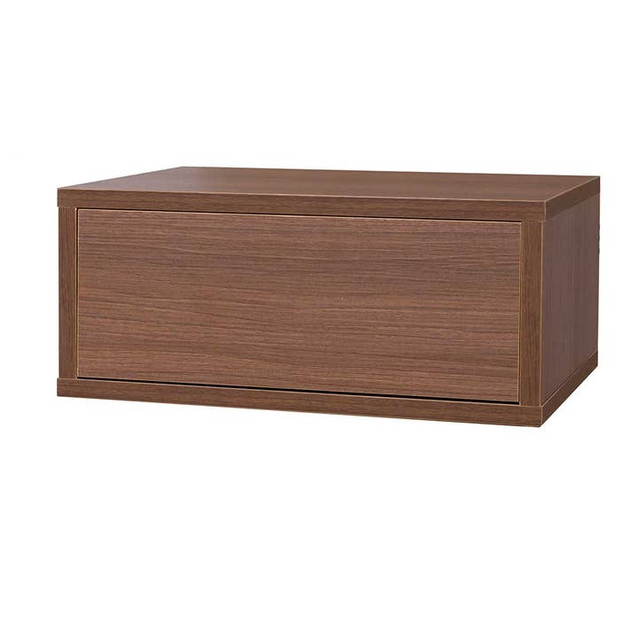 Gdeco – Mobília de quarto por atacado – Mesa de centro com 1 gaveta push, melamina nogueira canaleto 19 mm1