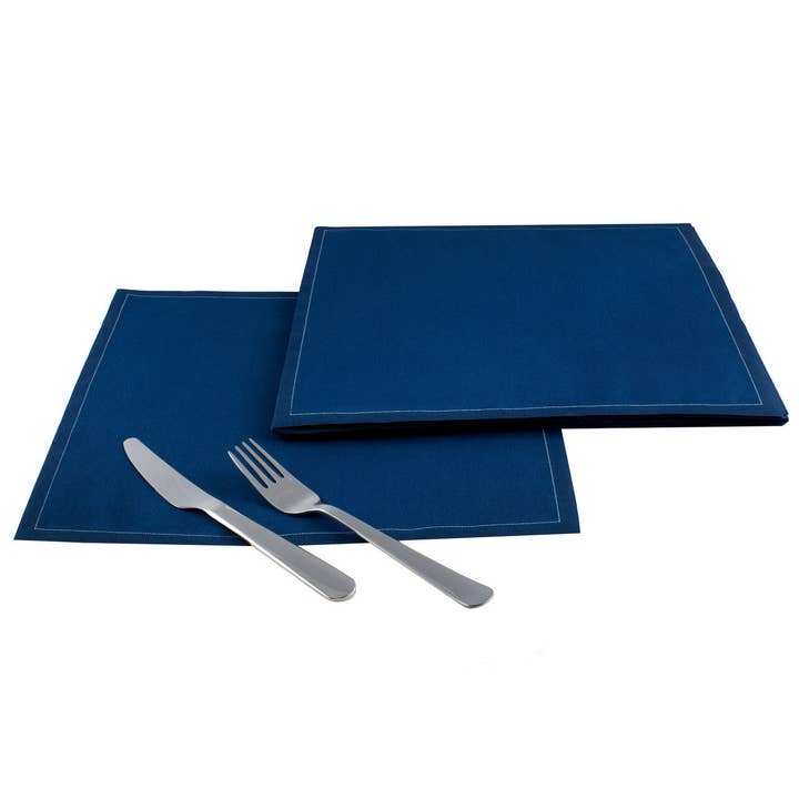 Midnight Blue Dinner Napkins - 25x for wholesale by Five Star Napkins Inc.