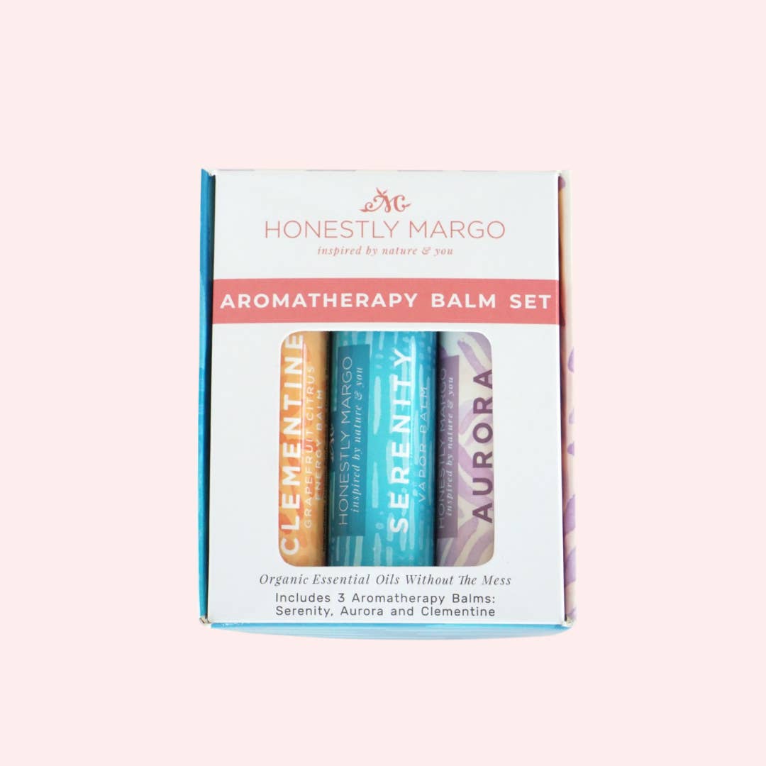 Honestly Margo - Wholesale Healing Salve/Balm/Cream - Aromatherapy Balm Trio Gift Set