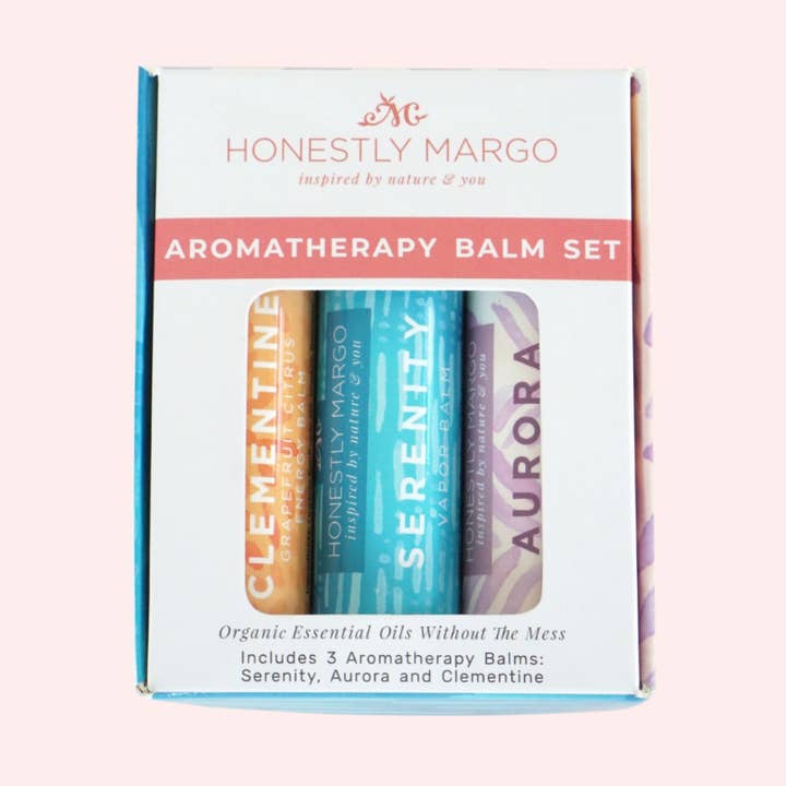 Honestly Margo - Wholesale Healing Salve/Balm/Cream - Aromatherapy Balm Trio Gift Set0