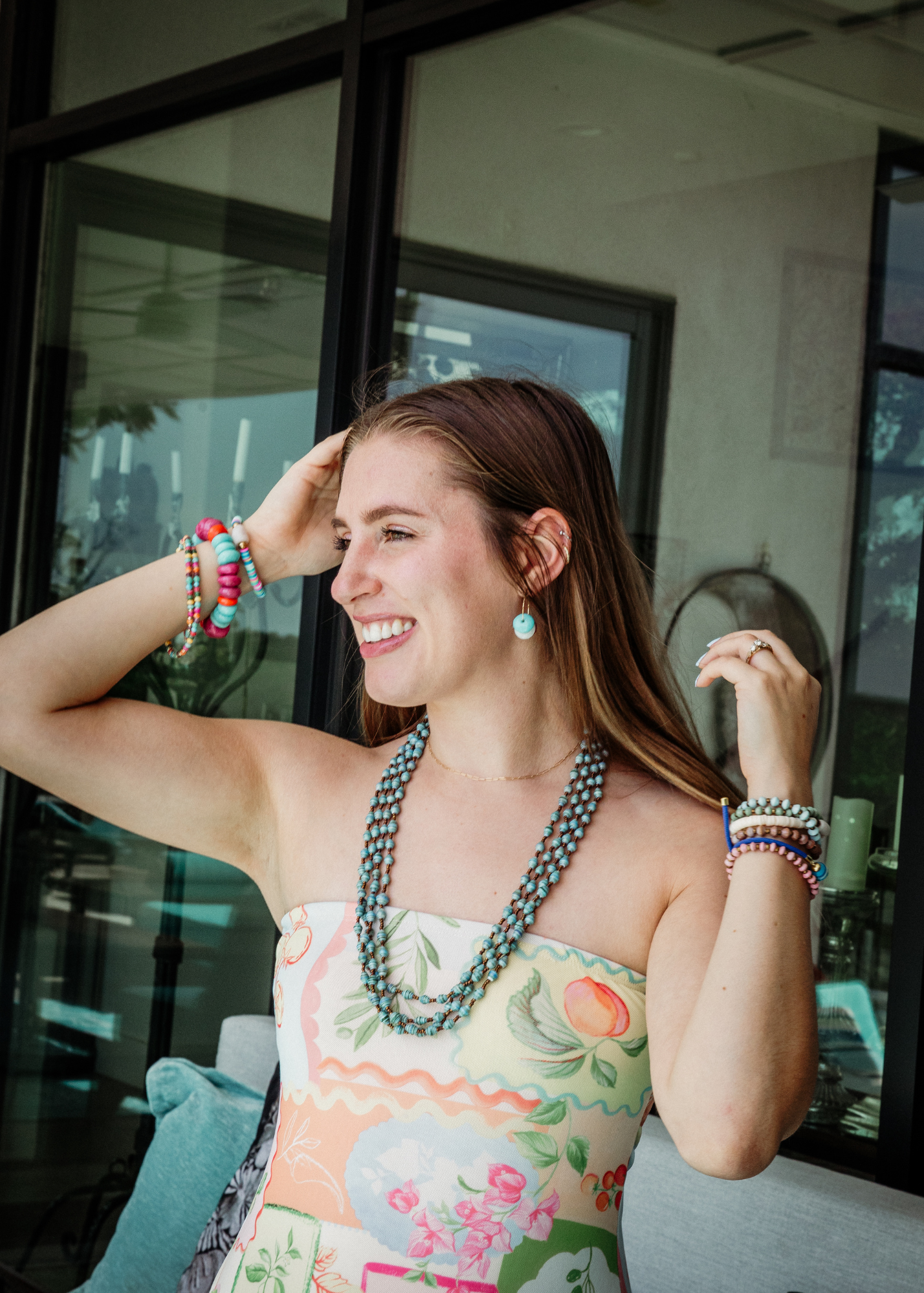 The Bead Project by TWOPU - Wholesale Beaded Bracelet - Chunky Glass Bracelet 20