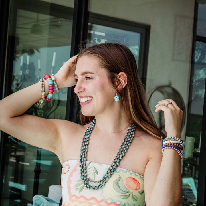 The Bead Project by TWOPU - Wholesale Beaded Bracelet - Chunky Glass Bracelet 20