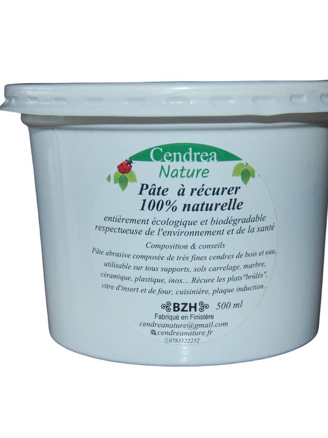 100% natural degreasing scrubbing paste for wholesale by Cendrea Nature