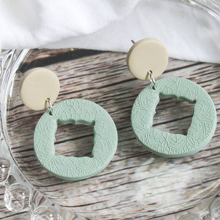 Mandala Stud Earrings for wholesale by Arias Design Co