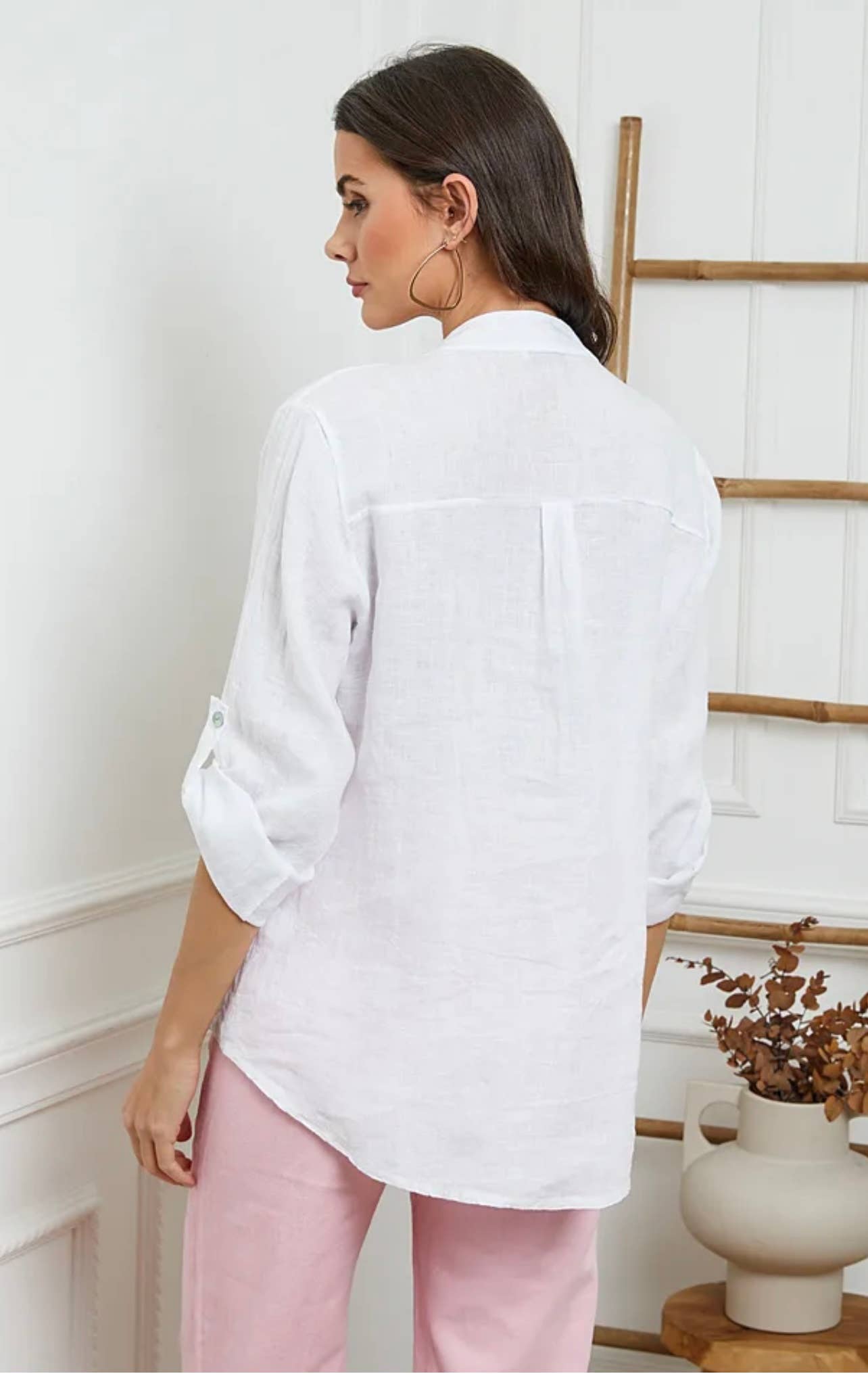 LÉA & LUC – wholesale Blus - Dam – Blus i 100 % linne REF. 664941