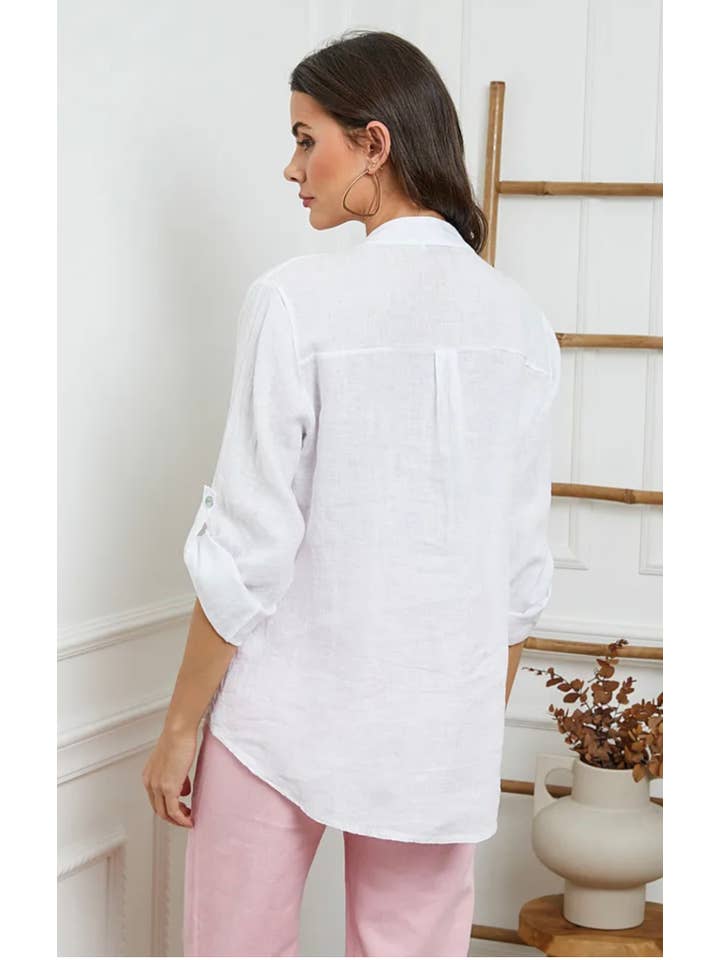 LÉA & LUC – wholesale Blouse – Women’s – 100% Linen Blouse REF. 664941
