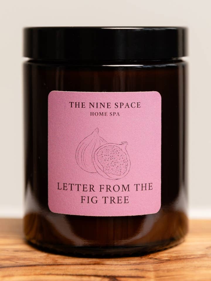 Letter from the FIG TREE duftlys – brun glas for engroshandel hos THE NINE SPACE