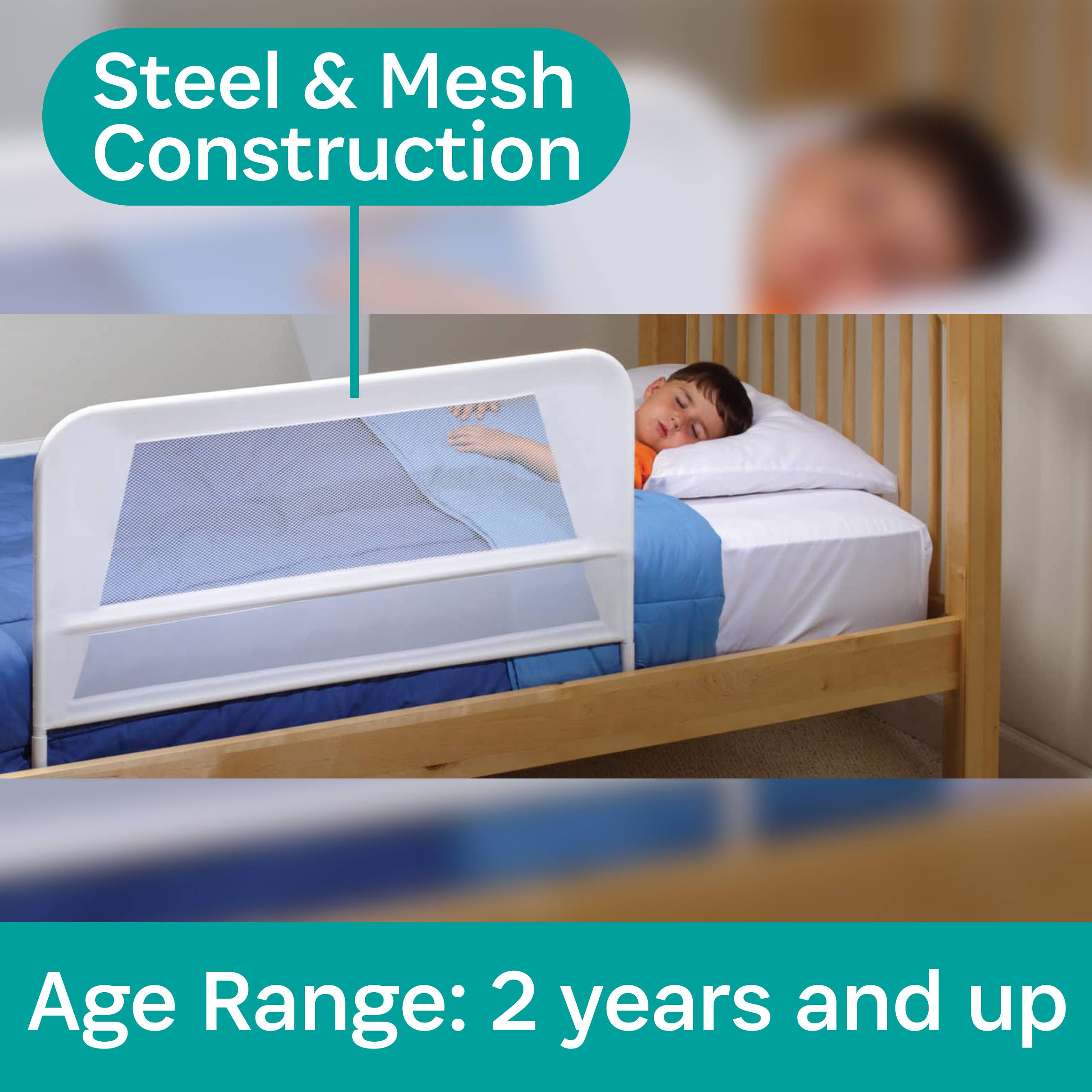 KidCo - Wholesale Bed - Kids & Baby - Children's Mesh Bed Rail Telescopic4