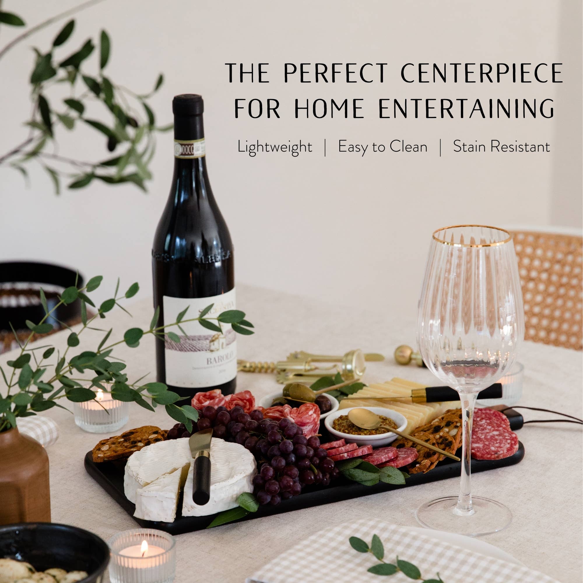 HOST at HOME by The Bamboo Abode - Wholesale Cheese Board - Charcuterie Board Gift Set | Holiday Gift & Hostess Gift5