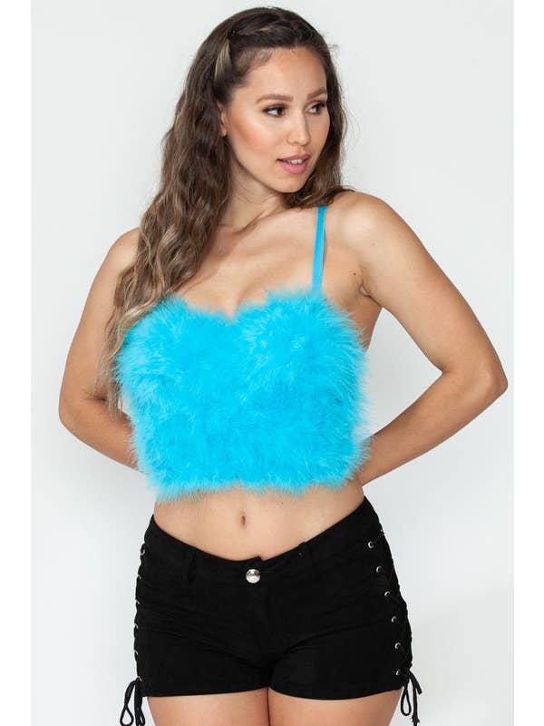 Lydia USA – Engroshandel Bustier - Dame – Busteholder i blød pels