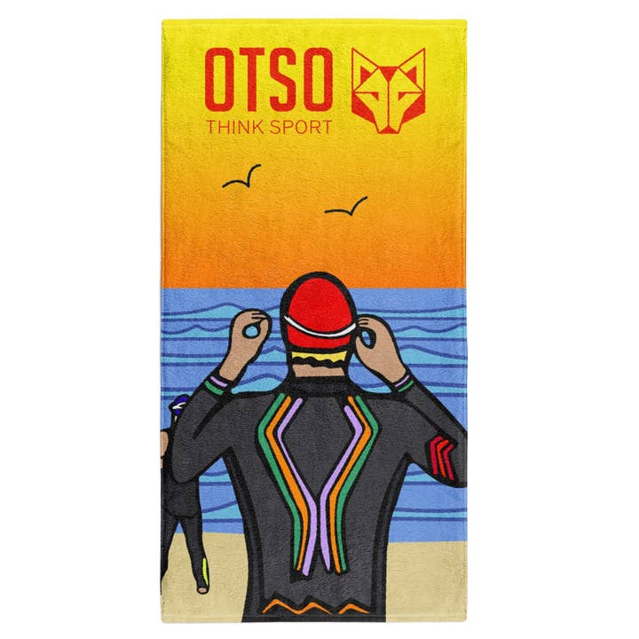 Microfiber Towel - Time To Tri Swim Men for wholesale by OTSO
