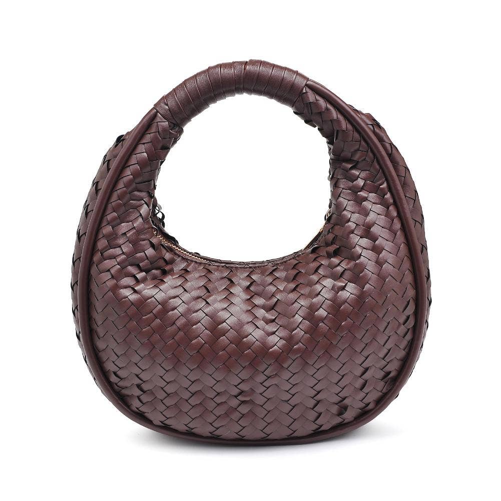 Moda Luxe - Vente Pochette – femme - Pochette tissée Cassidy en cuir vegan5