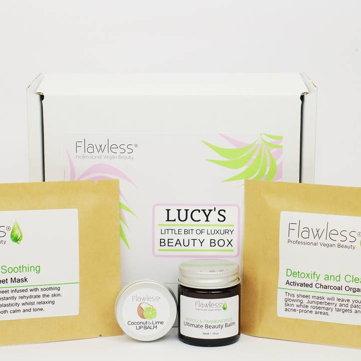Flawless - Vente Ensemble/coffret de soins du visage - Coffret cadeau de beauté végétalienne2