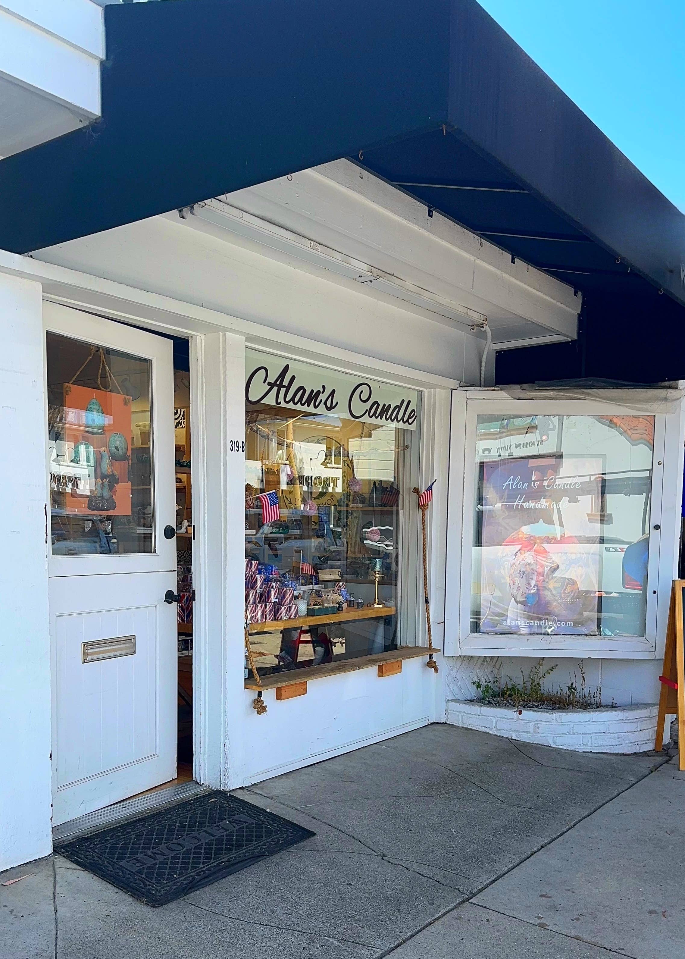 Alans Candle - Vente Bougies originales - Wisteria Blossom, bougie parfumée en forme de boule sphérique fabriquée à la main4