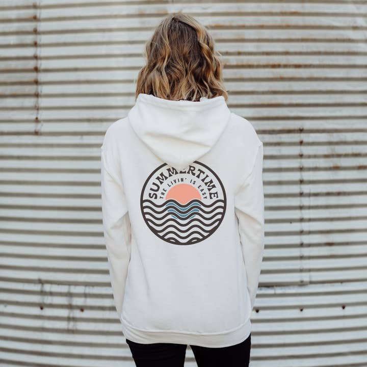 SWEAT À CAPUCHE ESTIVAL | PLAGE | TAILLES S À 2XL pour la vente par Loopty Loo Designs