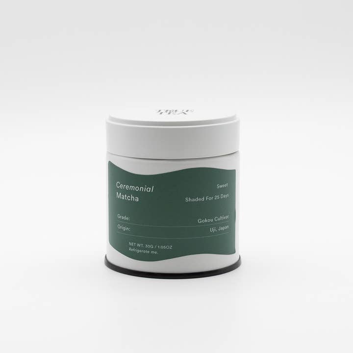 30g Ceremonial Matcha Retail Tin for wholesale by True Tea