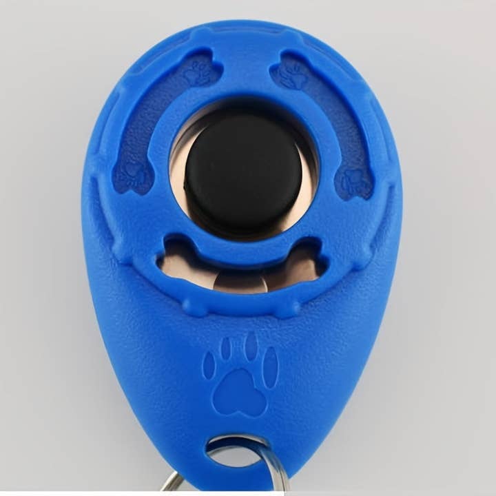 DIYSTORE - Wholesale Pet Toy - Dog - 2-Pack Dog Clicker Sound Training Device, Pet Agility Training Tool with Wristband, Clicker Whistle, Plastic, No Batteries Included, Black & Blue Options
