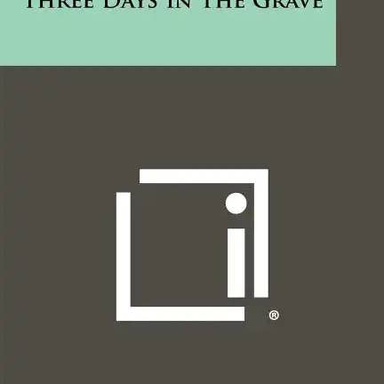 Books by splitShops - Wholesale Mystery Novel - Three Days in the Grave - Paperback