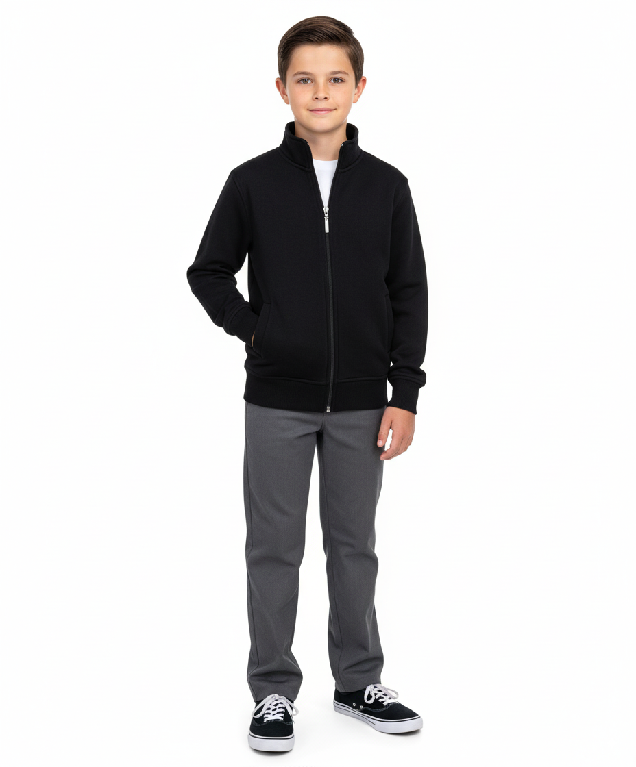 Unik Uniform Zipper Jacket Black for wholesale on Faire1