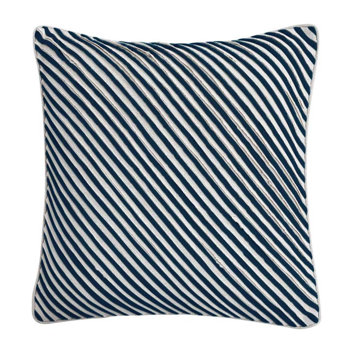 Micah Euro Sham - Jade Green & Natural for wholesale by Avasa