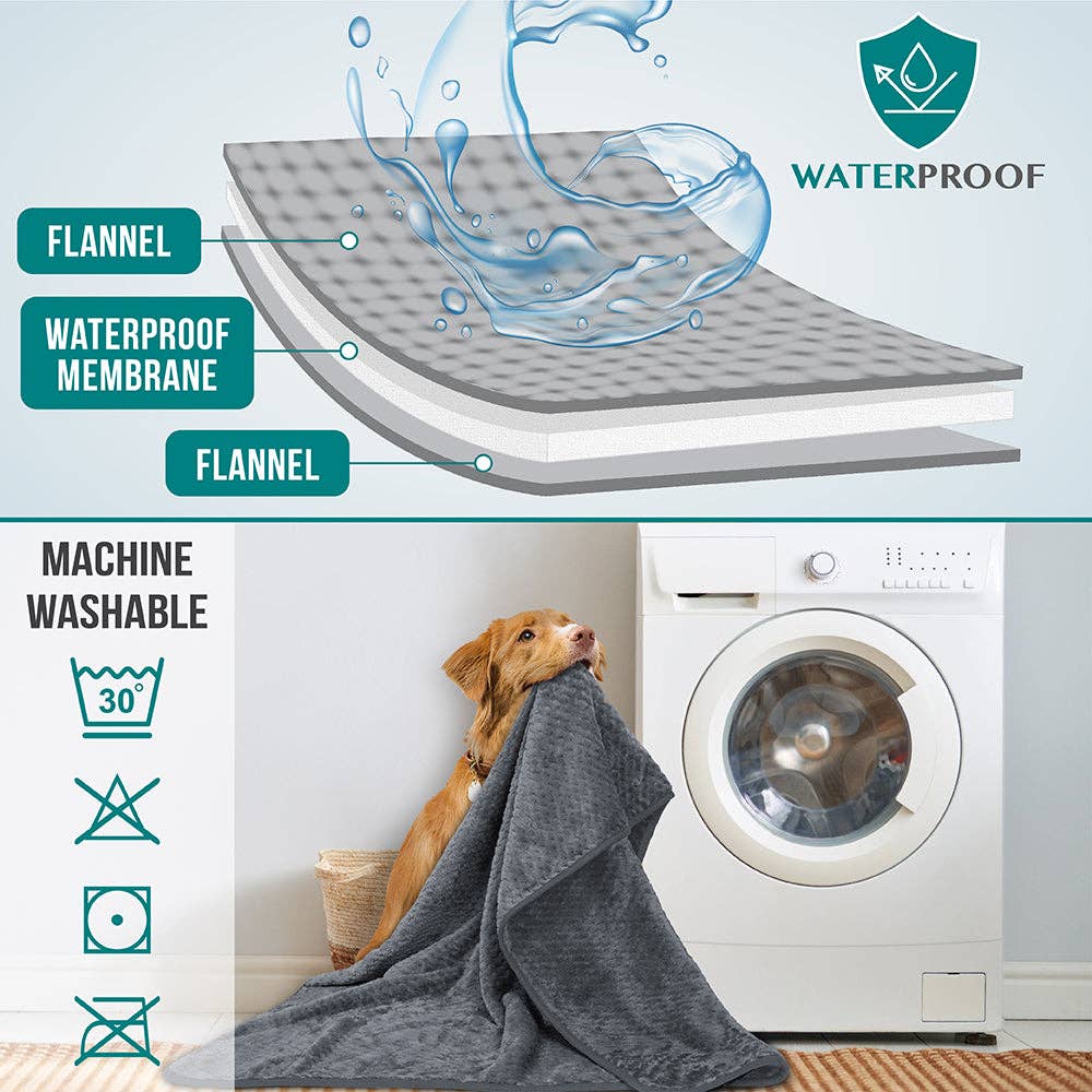 PetAmi – wholesale Pet blanket – Cat/dog – Waterproof Waffle Textured Pet Blanket4