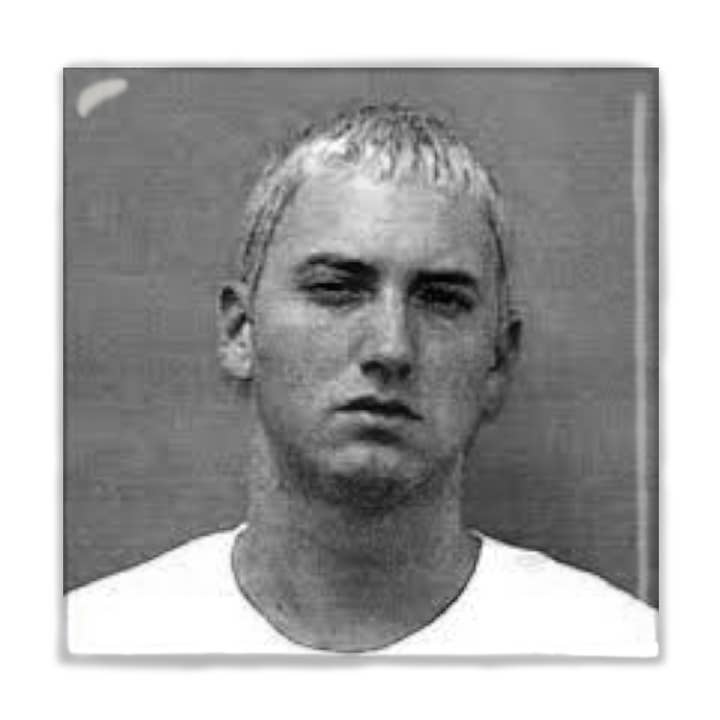 Aimant Eminem Mugshot 2x2 pour la vente par Lucky Mfg. Co.