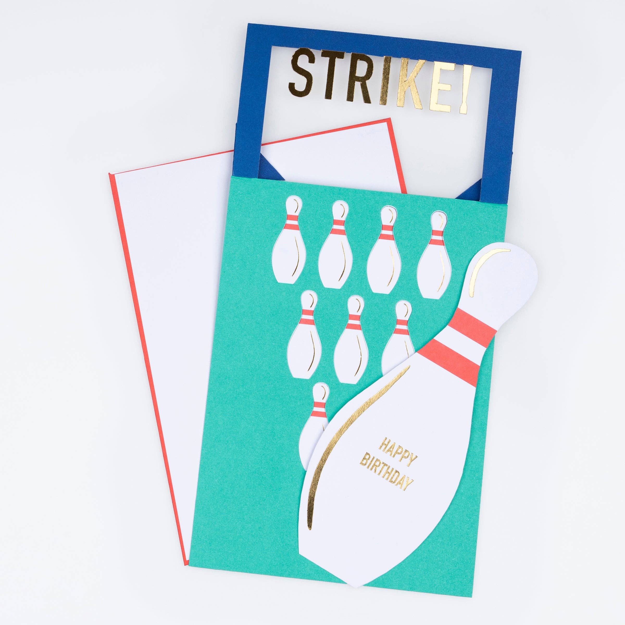 Meri Meri – Großhandel Geburtstagskarten – Pop-up Bowling-Geburtstagskarte1