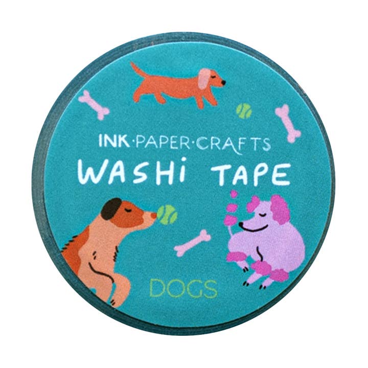 Dogs Washi Tape for wholesale by Ink Paper Crafts