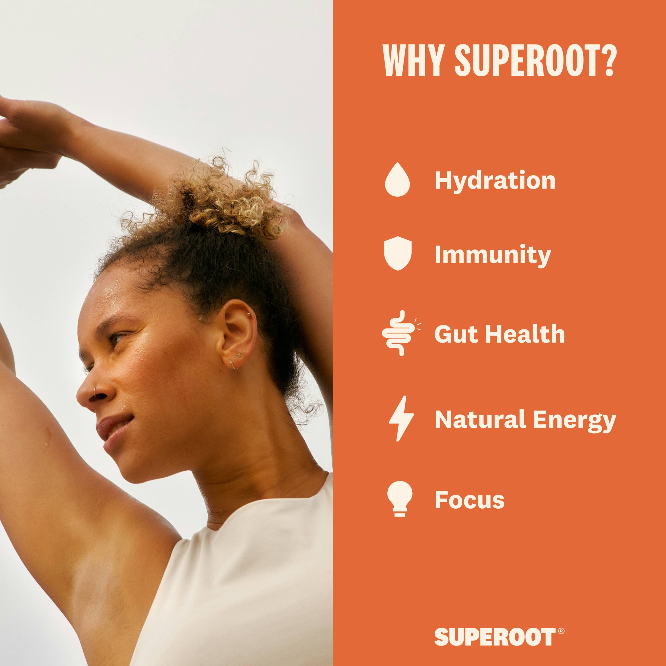 Superoot - Wholesale Powdered Health Drink - Immunity & Hydration Superfood Mix - Orange Lemon | 30 serv.5