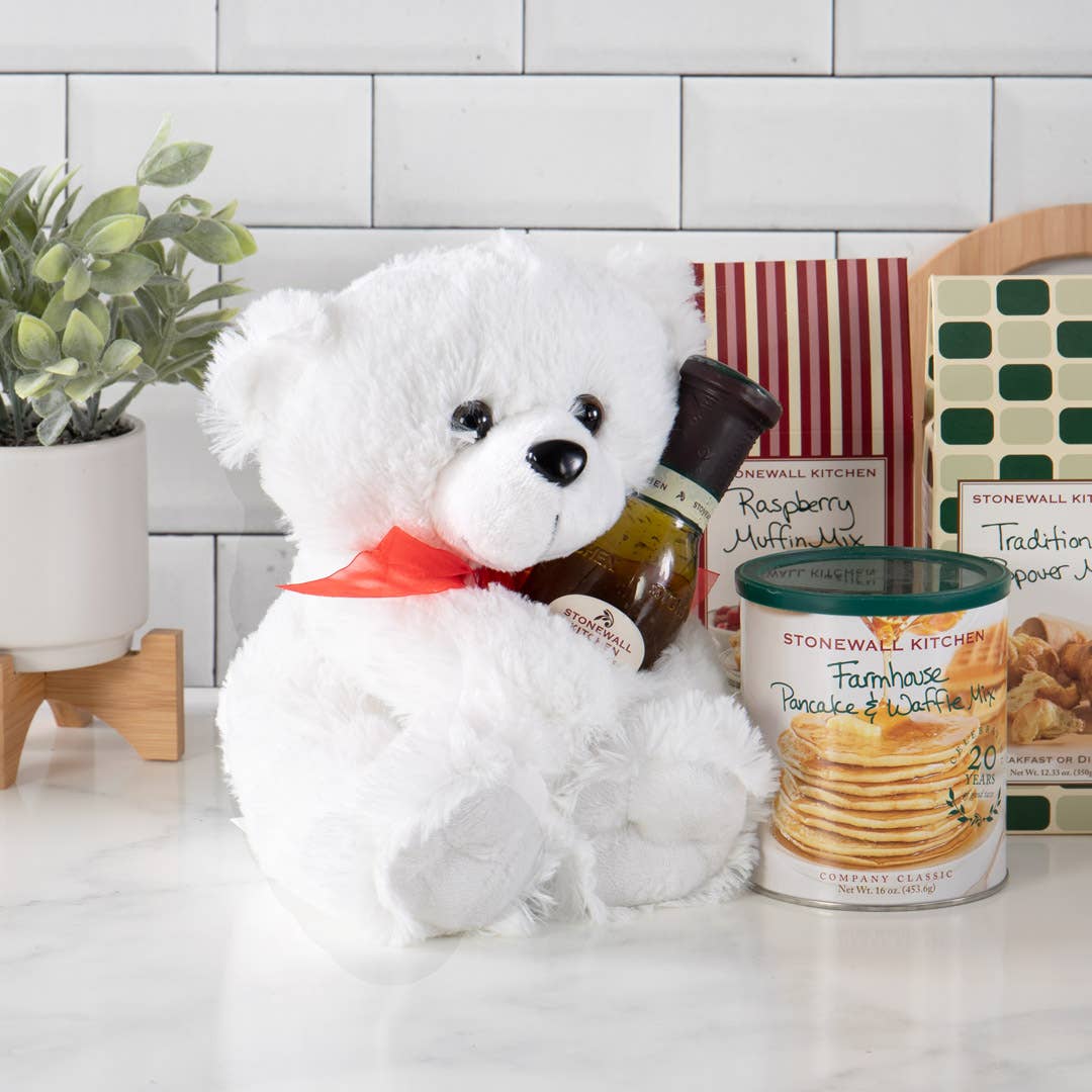 Willow Group - Wholesale Stuffed/Plush Toy - Kids & Baby - White Bear Plush w/ Red Bow for Gift Baskets4