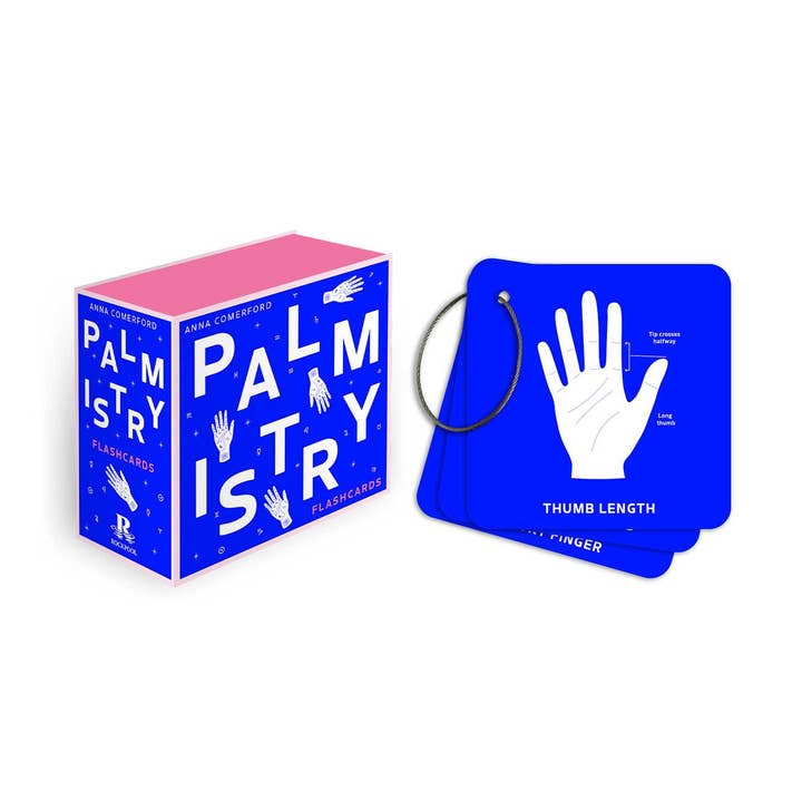 Simon & Schuster - Wholesale Tarot Cards - Palmistry Flashcards by Anna Comerford