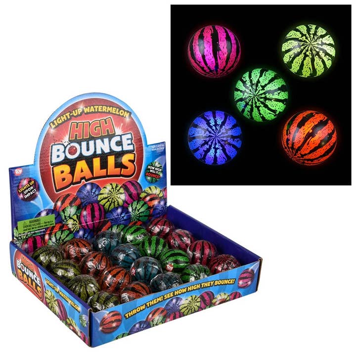 Holiday Farm – wholesale Light-up toy – Kids & baby – Hi-Bounce Watermelon Ball - Light-Up Toy for Kids