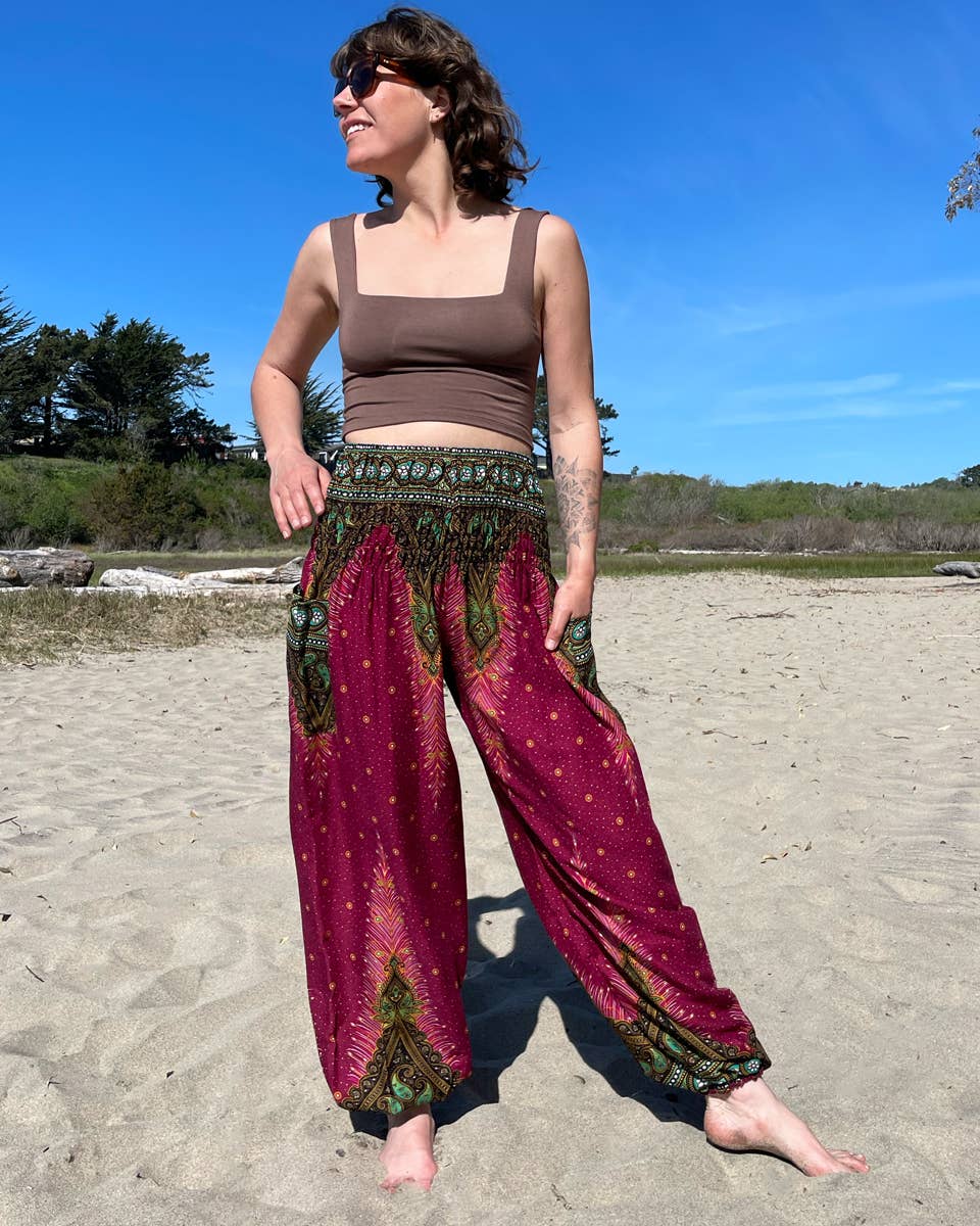 Zig Zag Asian Collection - Wholesale Pants - Women's - Peacock Pants9