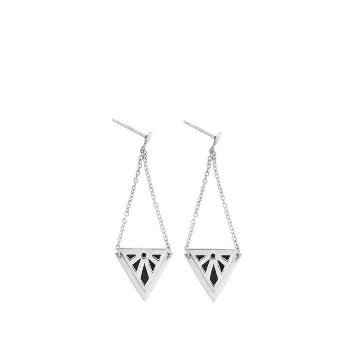Boucles d'oreilles Rise en argent pour la vente par House Thirteen
