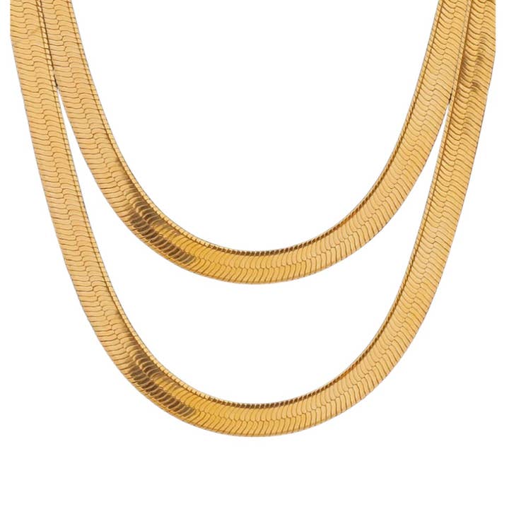 Slick Snake Chain Necklace for wholesale by Kismet Showroom